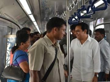 Metro rail service from June, says KTR - Sakshi Post