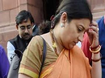 Privilege notice against Irani in Lok Sabha - Sakshi Post