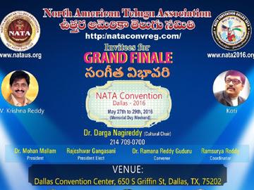 NATA annual fete at Dallas from May 27 - Sakshi Post