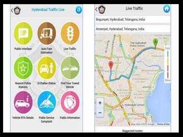 &#039;Hyderabad Traffic Live App&#039;, Easing Out Traffic Issues in City - Sakshi Post