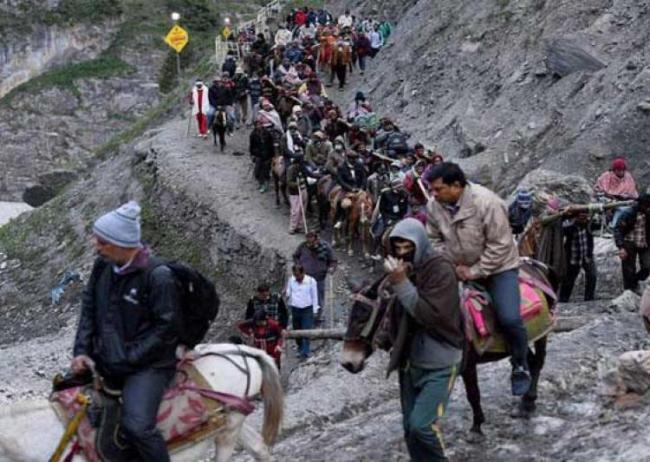 Landslides triggered by incessant rains forced authorities to close the strategic Jammu-Srinagar highway, resulting in the suspension of Amarnath Yatra. - Sakshi Post
