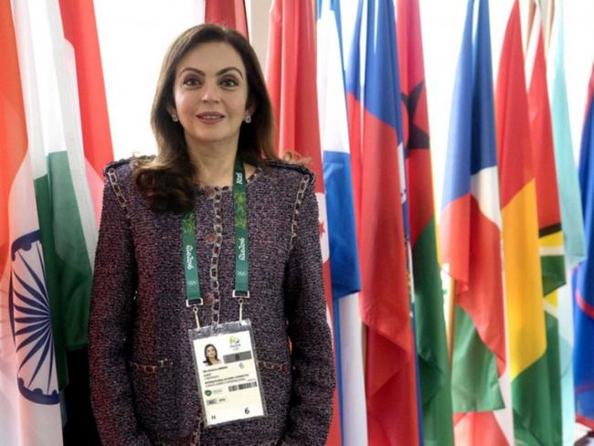 Reliance Foundation chairperson Nita Ambani was on Thursday elected as an individual member of the International Olympic Committee. - Sakshi Post
