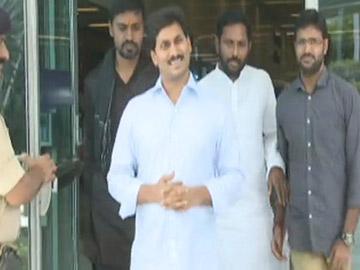 As part of his effort to get the Special Status to Andhra Pradesh (AP), YSRCP President YS Jagan Mohan Reddy arrived New Delhi on Monday morning. - Sakshi Post