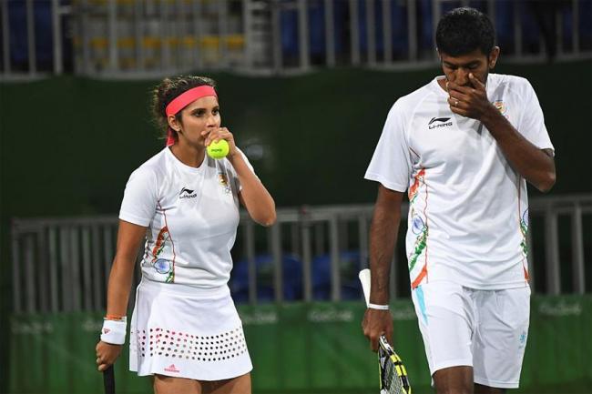 Sania Mirza and Rohan Bopanna. - Sakshi Post