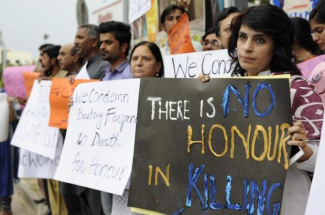 A protest march in Pakistan against honour killings. - Sakshi Post