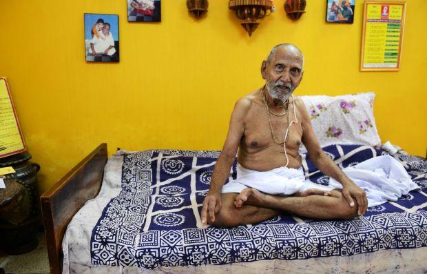 Swami Shivananda credits his age to “Yoga, Discipline and Celibacy”. Swami Shivananda credits his age to “Yoga, Discipline and Celibacy”. - Sakshi Post