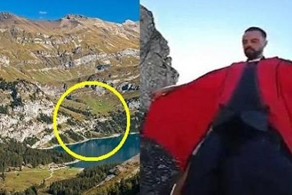 Italian wingsuit pilot died in the Alps while broadcasting his daring jump live - Sakshi Post