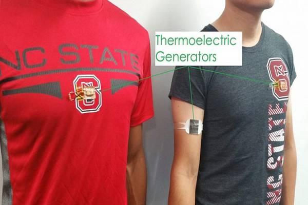 The one centimeter squared wearable thermoelectric generators (TEGs) generate electricity by making use of the temperature differential between human body and the ambient air. - Sakshi Post