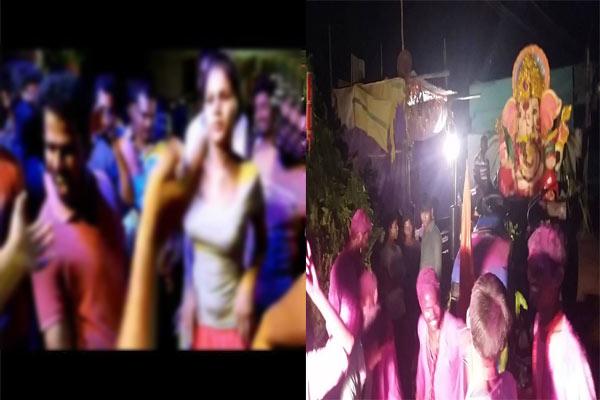 Nine persons including four women dancers were arrested for obscene dance during Ganesh immersion in West Godavari district - Sakshi Post