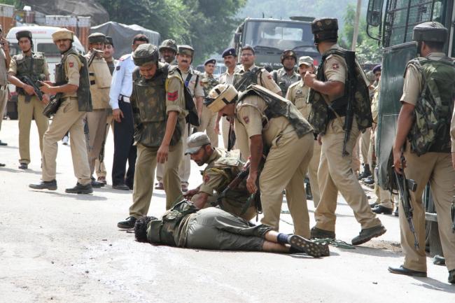 A Pakistani-trained terrorist caught by Indian forces after Udhampur attack (file photo) - Sakshi Post