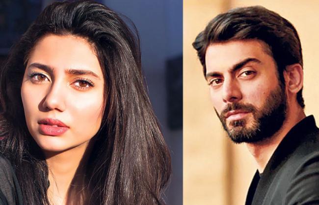 Pakistani artistes Mahira Khan and Fawad Khan - Sakshi Post