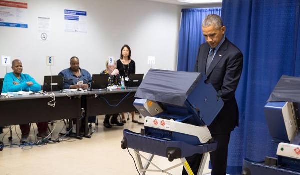 Obama votes - Sakshi Post