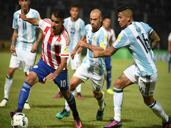 Argentina rallied furiously in the second half, with Angel Di Maria seeing a goal from a free-kick disallowed because of a foul while both Gonzalo Higuain and Sergio Aguero went close - Sakshi Post