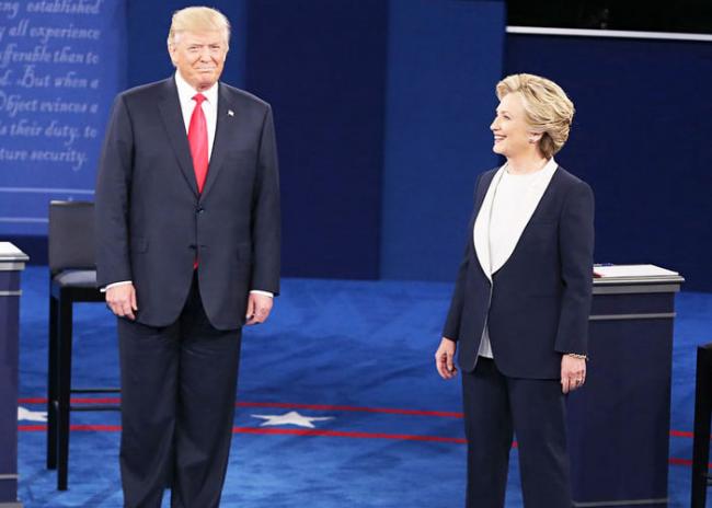 During the second presidential debate with Democratic rival Hillary Clinton on October 9, Trump denied sexually assaulting any women. - Sakshi Post