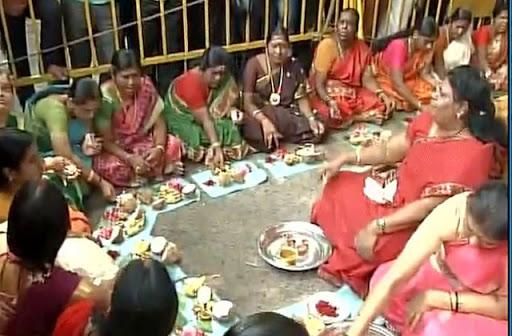 AIADMK women’s wing cadres offered special prayers outside Apollo Hospital for the speedy recovery of J Jayalalithaa - Sakshi Post