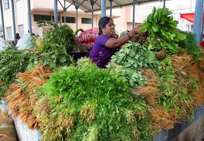 A considerable amount of green leafy vegetables that comes into the city is sourced from the farms along the river Musi - Sakshi Post