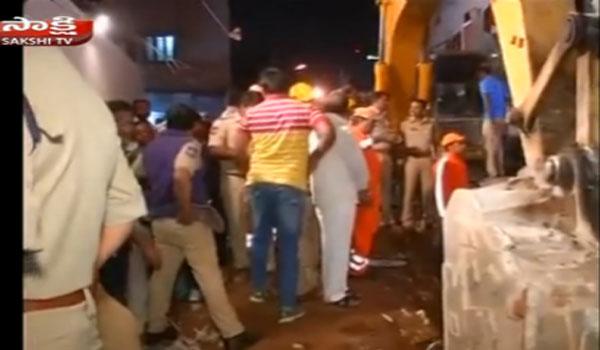 Rescue operations were being carried on throughout the night - Sakshi Post
