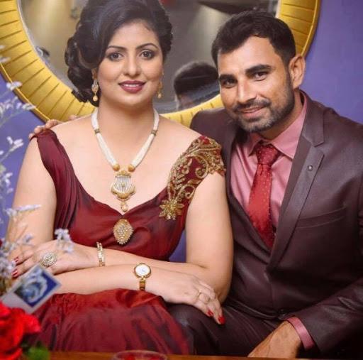 Mohammed Shami  with his wife Hasin Jahan - Sakshi Post