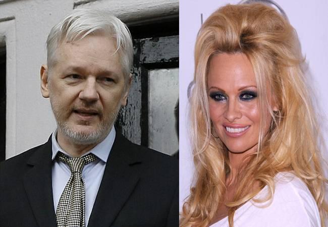 Julian Assange opens about his rumoured romance with actress Pamela Anderson - Sakshi Post