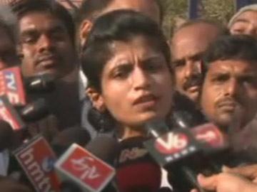 TJAC members speaking to the media after the High Court granted permission to hold a rally at the Nagole Metro grounds. TJAC members speaking to the media after the High Court granted permission to hold a rally at the Nagole Metro grounds. - Sakshi Post