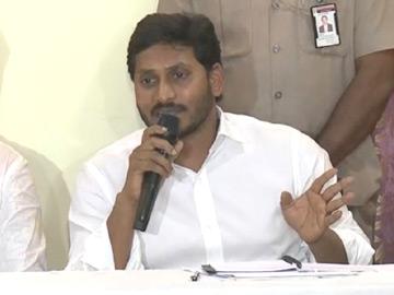 YS Jagan addressing the media at Vijayawada - Sakshi Post