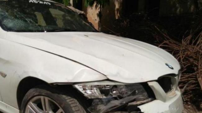 The BMW driver, who was allegedly under the influence of alcohol, has been detained and sent for medical examination, a senior police officer said The BMW driver, who was allegedly under the influence of alcohol, has been detained and sent for medical examination, a senior police officer said - Sakshi Post