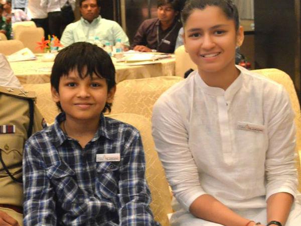 Agastya Jaiswal with his sister Naina Jaiswal, who herself is a  child prodigy and national table tennis player. Naina is the youngest Indian sportsperson enrolled for PhD. - Sakshi Post