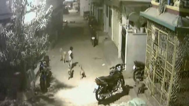 The incident, which had taken place at Anjaneyanagar in Moosapet near Kukatpally, came to light when a video had gone viral in social media. - Sakshi Post