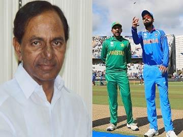 Telangana Chief Minister K. Chandrasekhar Rao too enjoys the game of cricket and celebrates the moment when India wins the match, tweets KTR. - Sakshi Post