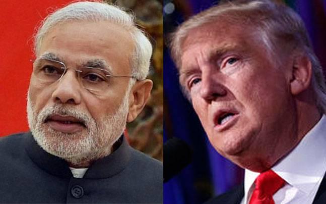 Modi and Trump - Sakshi Post