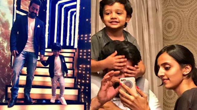 With a hashtag of the Jr NTR and his son Abhay, wishes and greetings came pouring in from the fans in the social media. “Happy birthday to my happiness. your blessings are always a boon. thank you all,” tweeted Jr NTR on his Twitter handle. - Sakshi Post
