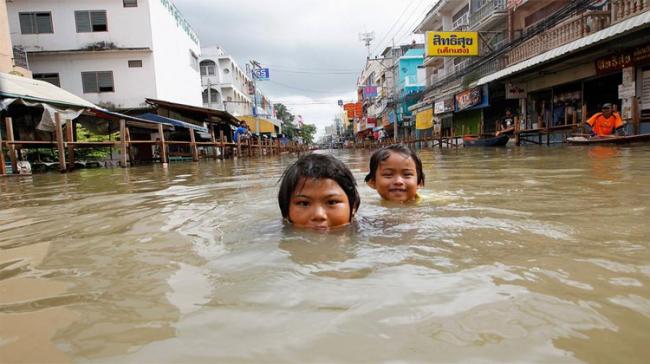 Approximately 1.2 million people were affected by the deluge and a total of 44 out of Thailand’s 67 provinces were flooded - Sakshi Post