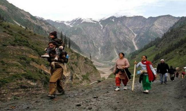 The yatra had commenced from Pahalgam and Baltal routes amid strict security arrangements on  June 29 - Sakshi Post