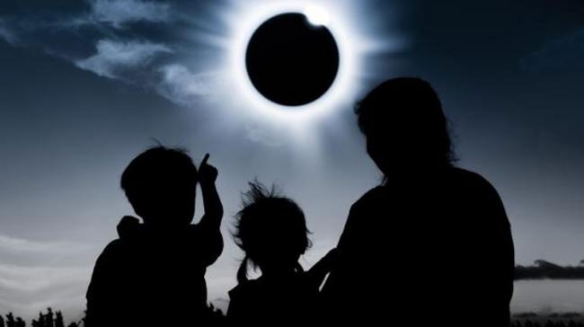 According to NASA, it is safe to remove your glasses during the short period of totality, but only then. This is the only time to see the Sun’s atmosphere, the corona, with the naked eye.&amp;amp;nbsp; - Sakshi Post