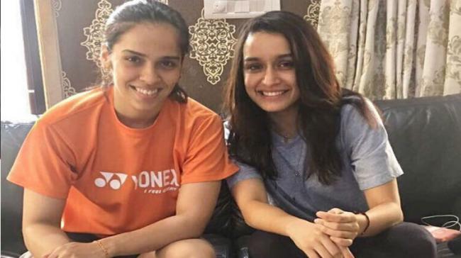 The actress posted the pictures in the social media of her hangout with the ace badminton player Saina Nehwal The actress posted the pictures in the social media of her hangout with the ace badminton player Saina Nehwal - Sakshi Post