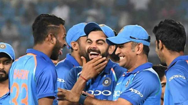 It was the seventh consecutive win for India in the shortest format having last against the Aussies, way back in 2012 at Dhaka in the ICC World T20. - Sakshi Post