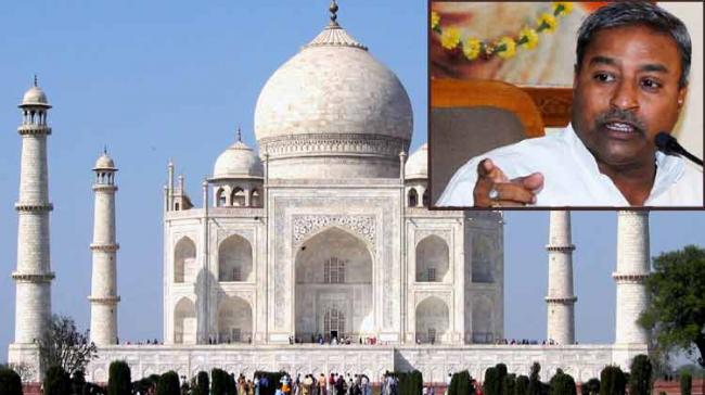 Vinay Katiyar added that he does not want the monument as famous as this, which is among the wonders of the world, to be demolished. Vinay Katiyar added that he does not want the monument as famous as this, which is among the wonders of the world, to be demolished. - Sakshi Post