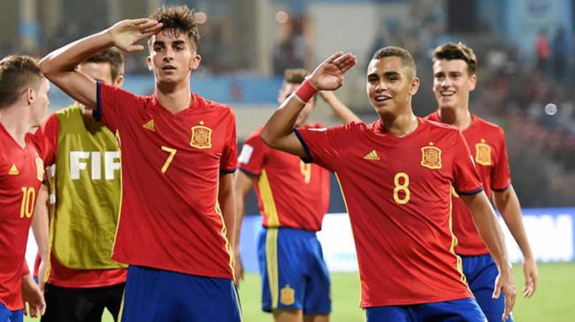 Spain entered the final of the FIFA U-17 World Cup with a 3-1 win over Mali - Sakshi Post