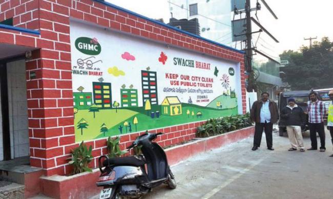 GHMC commissioner found that the general public was not using the loos due to lack of maintenance and thus directed his staff to adopt toi - Sakshi Post
