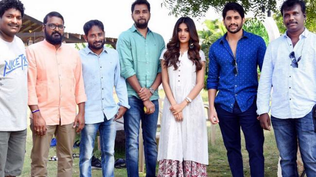 Chaitu participated in a shoot of his upcoming movie Savyasachi in the direction of Chandu Mondeti in Hyerabad. Nidhi Agarwal is the female lead in the movie. - Sakshi Post