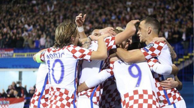Croatian team on decisive 4-1 win over Greece  Croatian team on decisive 4-1 win over Greece  - Sakshi Post
