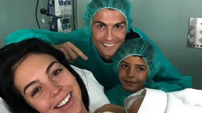 The 2017 FIFA Player of the Year named her newly-born daughter Alana Martina. The child is Ronaldo’s fourth after a son and later twins via a surrogate mother. - Sakshi Post
