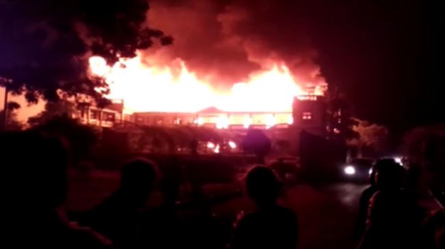 Fire broke out at Annapurna Studios on Monday evening Fire broke out at Annapurna Studios on Monday evening - Sakshi Post