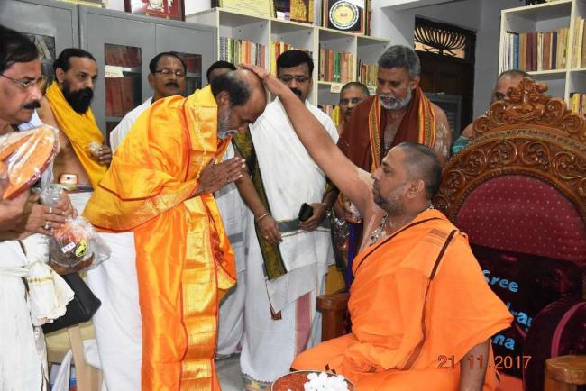 Rajinikanth’s Mantralayam pictures are making the rounds and gone viral on the social media. - Sakshi Post