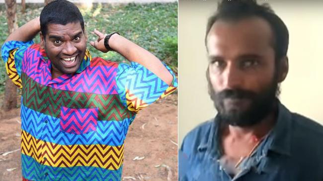 Bithiri Sathi and attacker Manikanta Bithiri Sathi and attacker Manikanta - Sakshi Post