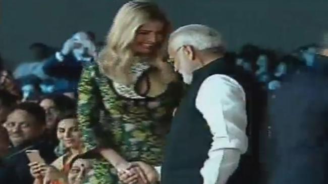 Ivanka Trump was all praise for PM Narendra Modi, India and Hyderabad at GES and her speech received a standing ovation by the participants. - Sakshi Post