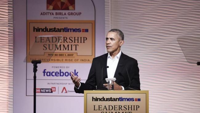 Former US President Barack Obama Hindustan Times Leadership Summit - Sakshi Post