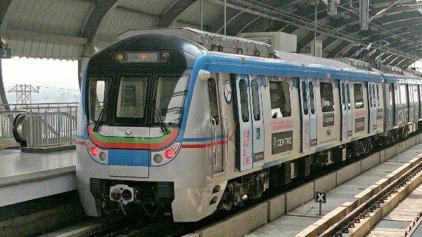 The Telangana government in all likelihood will extend the Metro train services upto Shamshabad airport. - Sakshi Post