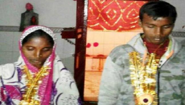 Under mounting pressure from his family and villagers, a Class IX student was forced to marry his brother’s widowed wife. - Sakshi Post