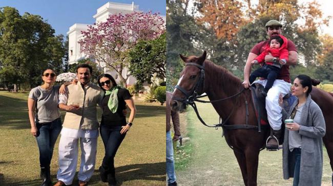 Bollywood nawab Saif Ali Khan and his begum Kareena to ring in their son Taimur’s first birthday at Pataudi palace - Sakshi Post